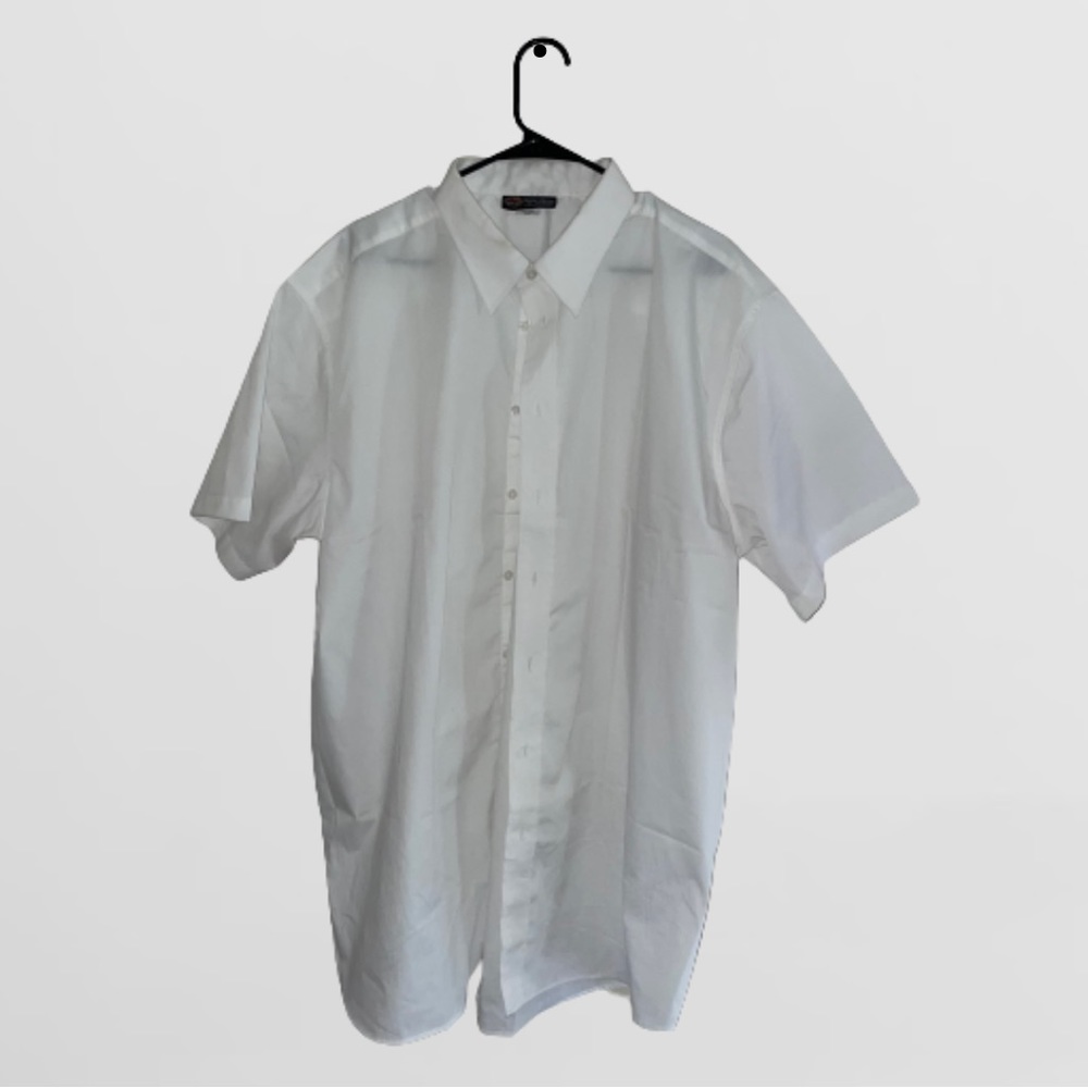 White Dress Shirt Short Sleeve
